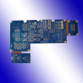 Double Sides Rigid-Flex PCB in Fr4 Material, Used in Electronic Components; OEM PCB