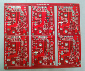 1.6mm FR4 RED Double Side PCB Customed Printed Circuit Board 2.0oz White Silkscreen OEM